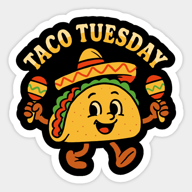 Taco Tuesday Sticker by CreativeSage